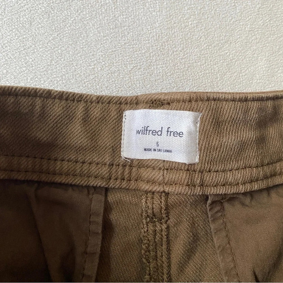 Aritzia Wilfred Modern Cargo Pants Womens 6 Olive Green - Picture 3 of 4